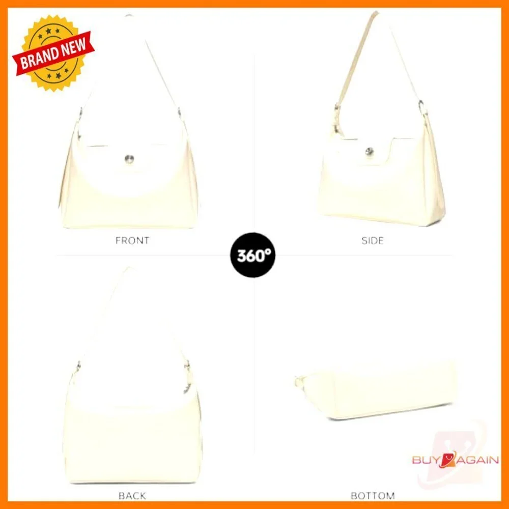 Large Leather Shoulder Bag Crossbody Hobo Tote Travel Daily Use
